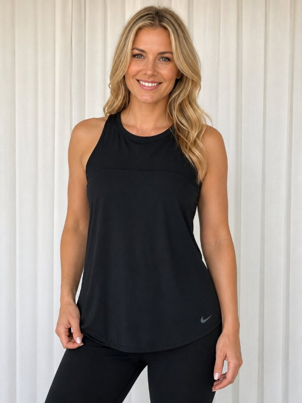 NIKE DRI-FIT Tee Athletic Dri-Fit Running Division Black NWOT L